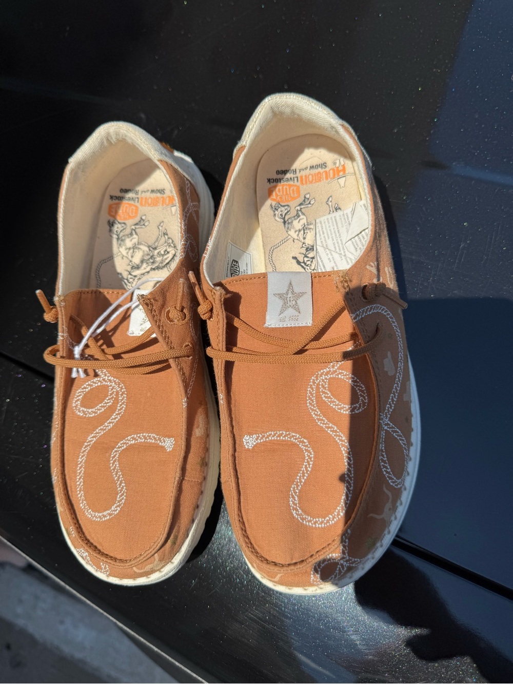 Hey Dude Slip-On Sneakers in Rust